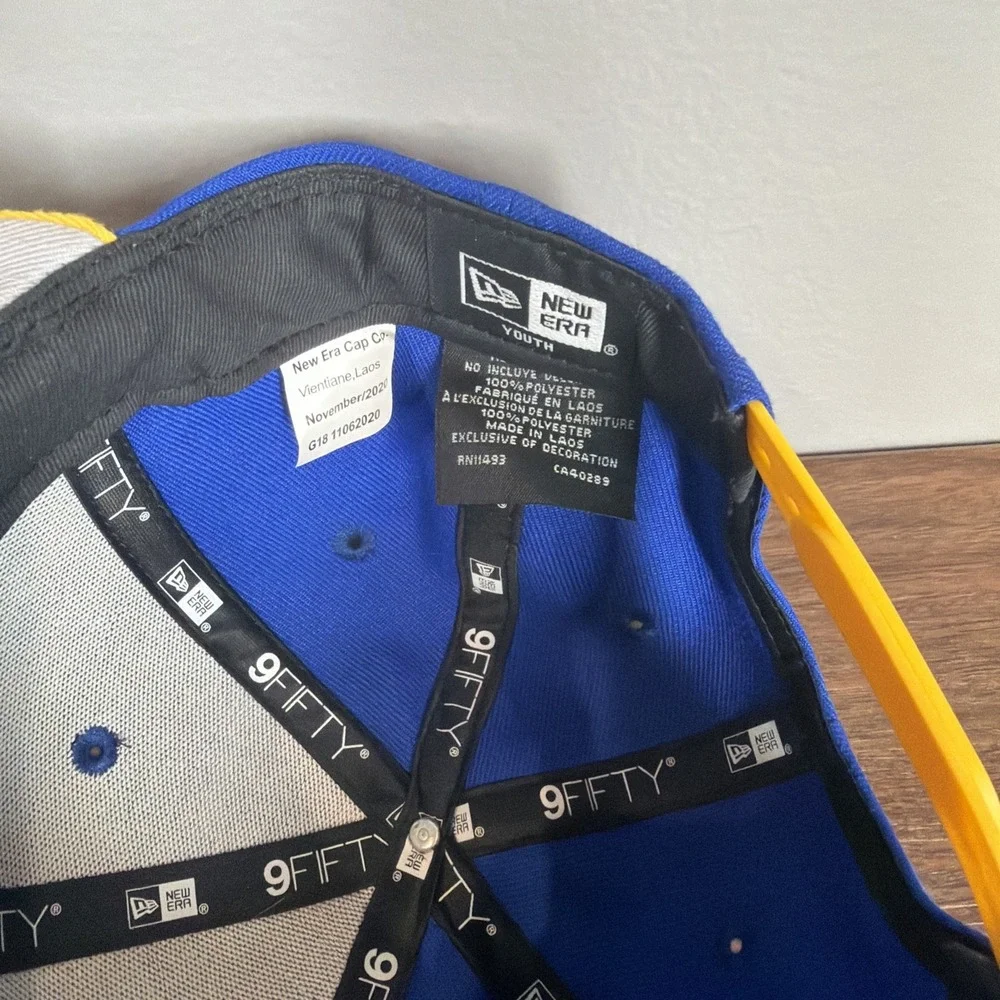 Golden State Warriors Youth Snapback New Era Hat 9 Fifty